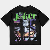 Joker Trifecta Oversized Black Tee